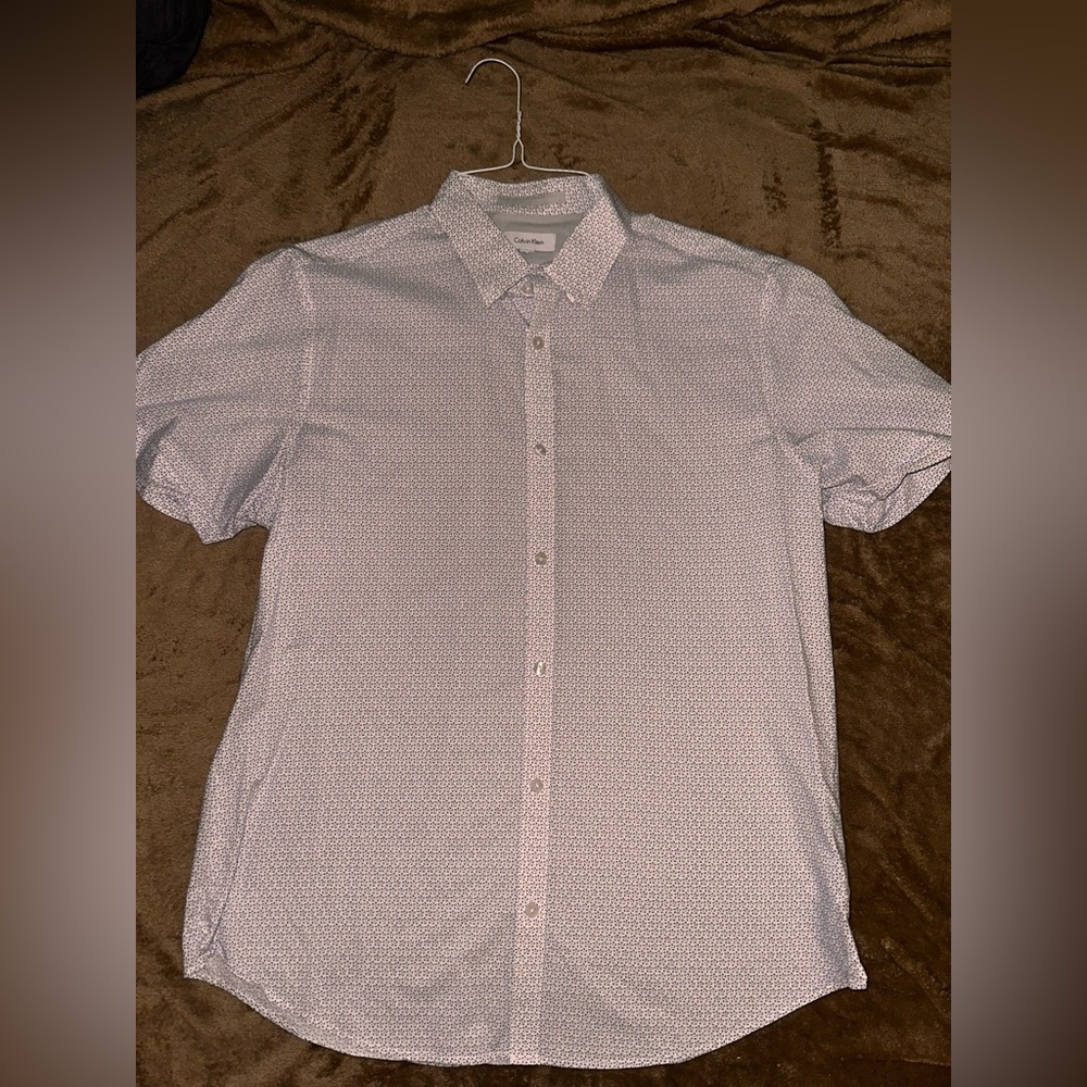 Calvin Klein Short Sleeve Button Down